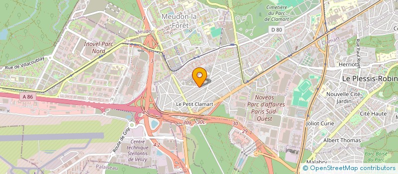 localisation de l'entreprise SCI ESPERIA PLAISIR à CLAMART