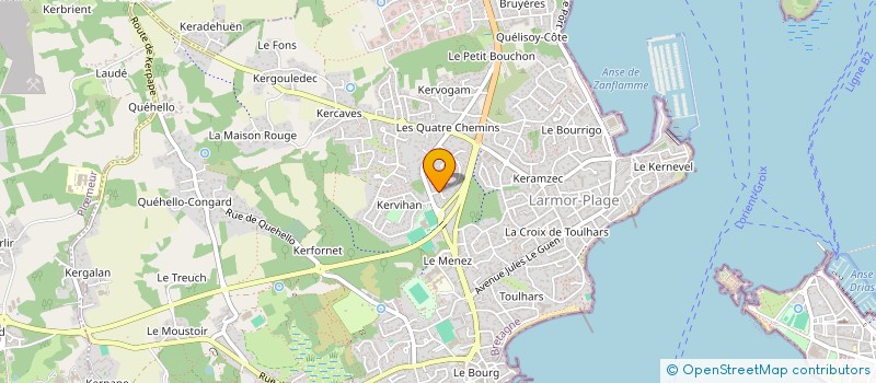 localisation de l'entreprise SCI ESPERTA  LARMOR-PLAGE