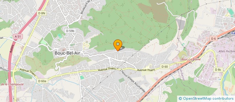 localisation de l'entreprise SCI ESPI à BOUC-BEL-AIR