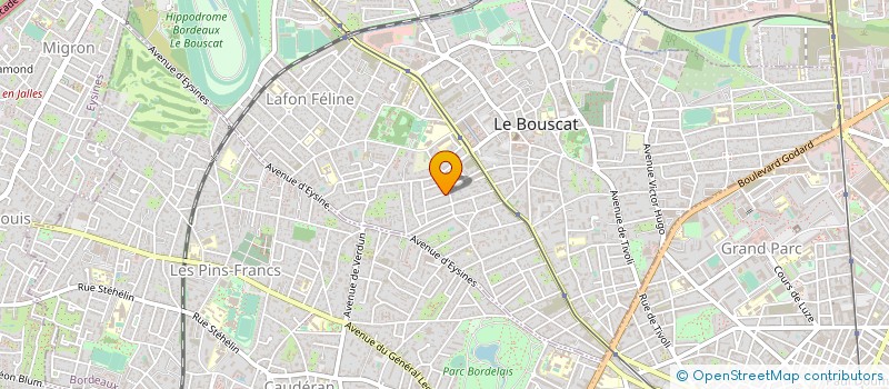 localisation de l'entreprise SCI ESPIAUT PEYRELONGUE  LE BOUSCAT