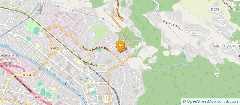 localisation de l'entreprise SCI ESPIE  CLUSES