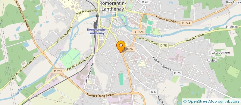 localisation de l'entreprise SCI ESPIGO DE TRIGO  ROMORANTIN-LANTHENAY