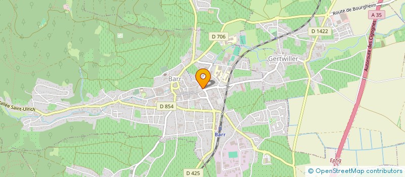 localisation de l'entreprise SCI ESPILLET  BARR