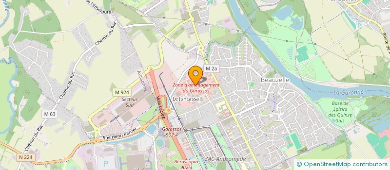 localisation de l'entreprise SCI ESPINASSE  BEAUZELLE