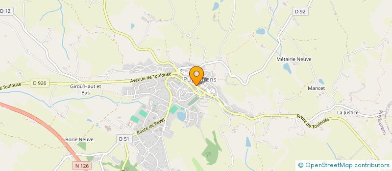 localisation de l'entreprise SCI ESPINASSE-CONSTANS à PUYLAURENS