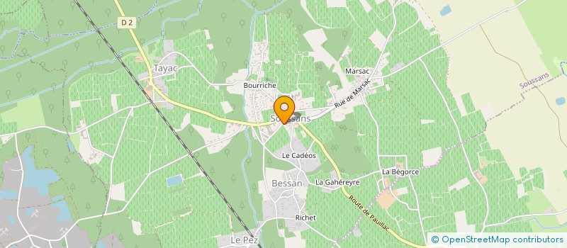 localisation de l'entreprise SCI ESPINAT  MACAU