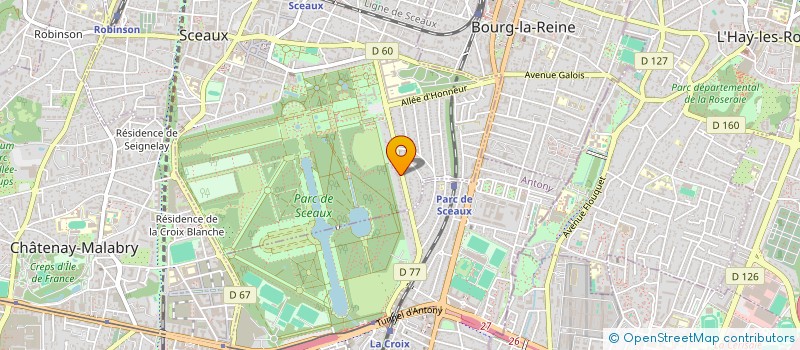 localisation de l'entreprise SCI ESPINETTE à SCEAUX