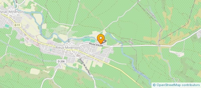 localisation de l'entreprise SCI ESPITALIE  RIEUX-MINERVOIS