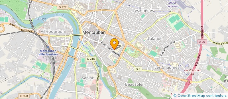 localisation de l'entreprise SCI ESPLANADE  MONTAUBAN