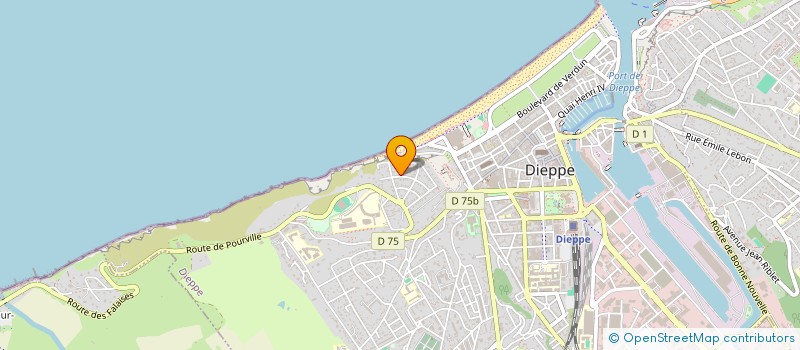 localisation de l'entreprise SCI ESPLANADE  DIEPPE