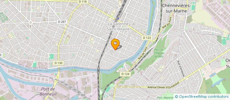 localisation de l'entreprise SCI  ESPLANADE  VINCENNES à SAINT-MAUR-DES-FOSSES