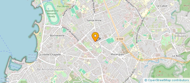 localisation de l'entreprise SCI ESPO AND CO  MARSEILLE 8