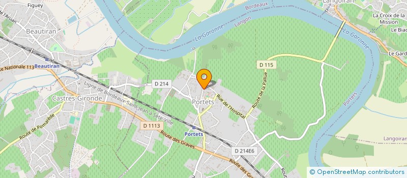 localisation de l'entreprise SCI ESPOIR  PORTETS