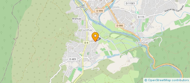 localisation de l'entreprise SCI ESPOIR à CAZILHAC