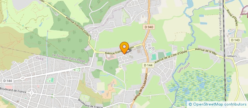 localisation de l'entreprise SCI ESPOIR  CUCQ