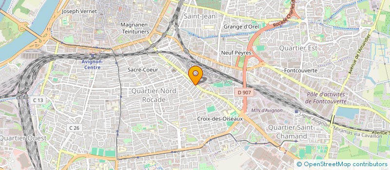localisation de l'entreprise SCI ESPOIR  AVIGNON
