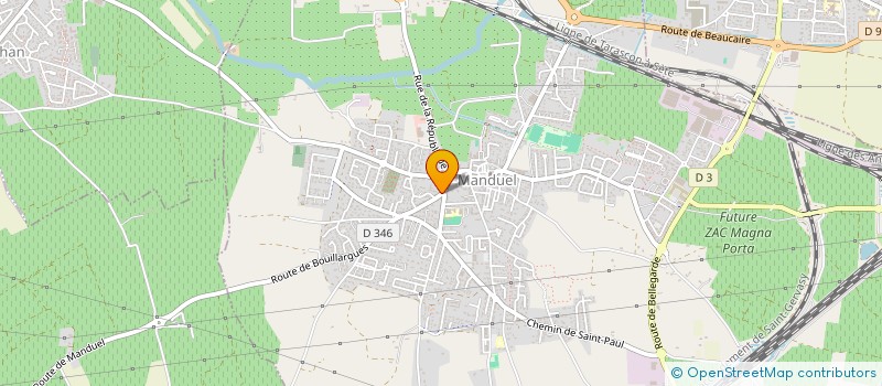 localisation de l'entreprise SCI ESPOIR  MANDUEL