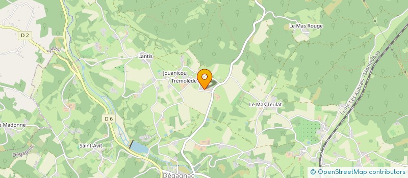 localisation de l'entreprise SCI ESPOIR  DEGAGNAC