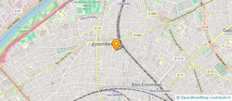 localisation de l'entreprise SCI ESPOIR  COLOMBES