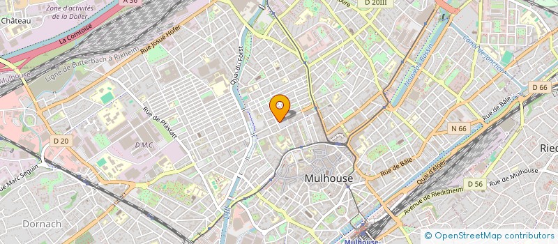 localisation de l'entreprise SCI ESPOIR  MULHOUSE