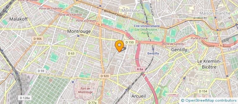 localisation de l'entreprise SCI ESPOIR  GENTILLY