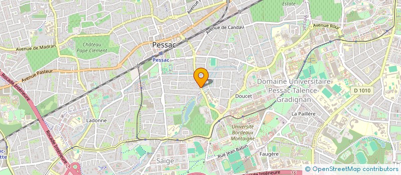 localisation de l'entreprise SCI ESPRIT CABANE  PESSAC