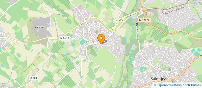 localisation de l'entreprise SCI ESPRIT IMMO  LAVERUNE