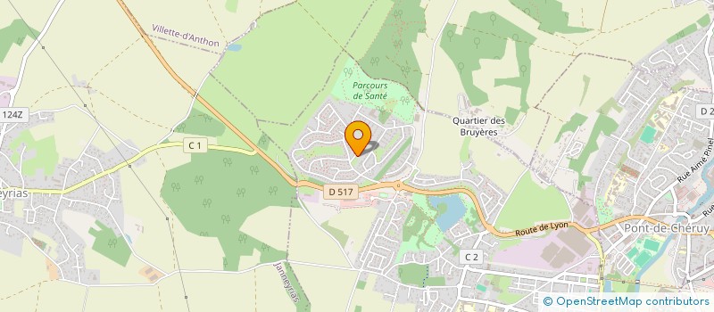 localisation de l'entreprise SCI ESPRIT VENISSIEUX  CHARVIEU-CHAVAGNEUX