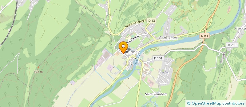 localisation de l'entreprise SCI ESPUCHE  QUINGEY