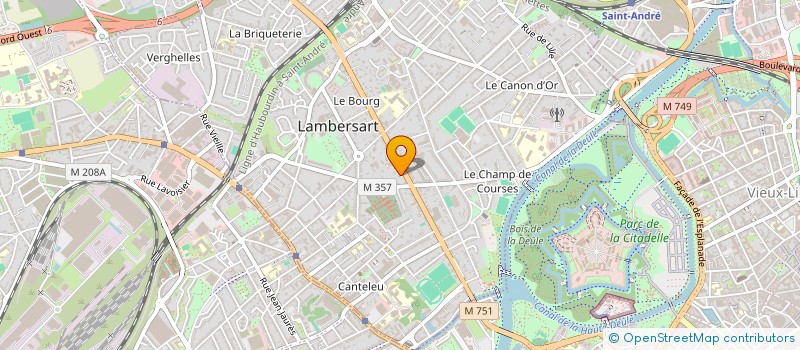 localisation de l'entreprise SCI ESQUERMOISE 87 à LAMBERSART
