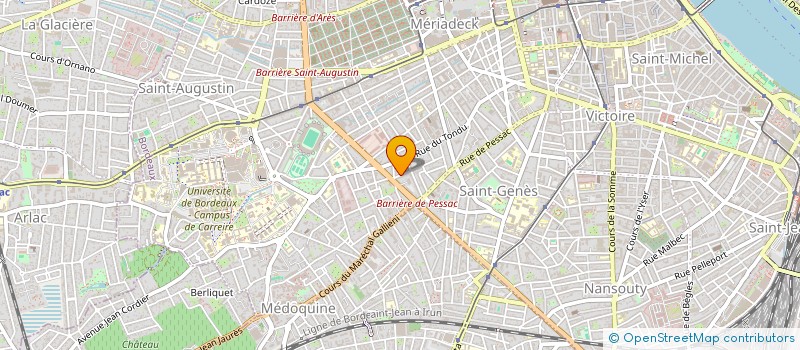 localisation de l'entreprise SCI ESQUERRE  BORDEAUX