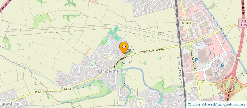 localisation de l'entreprise SCI ESQUIBIEN  MUNDOLSHEIM