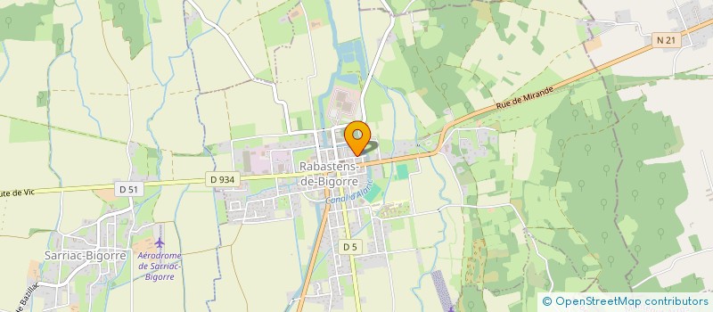 localisation de l'entreprise SCI ESQUINANCE  RABASTENS-DE-BIGORRE