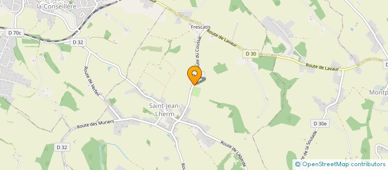 localisation de l'entreprise SCI ESQUIROLIS à SAINT-JEAN-LHERM