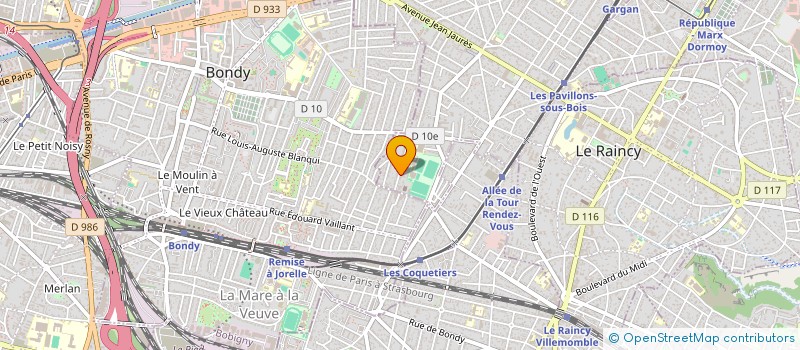 localisation de l'entreprise SCI ESQUIVE à LES PAVILLONS-SOUS-BOIS