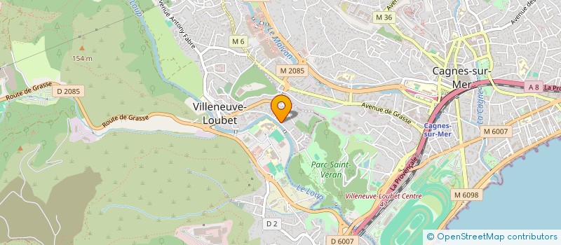 localisation de l'entreprise SCI ESR à VILLENEUVE-LOUBET