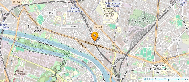 localisation de l'entreprise SCI ESS IMMO à EPINAY-SUR-SEINE