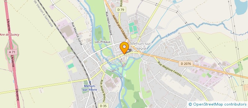 localisation de l'entreprise SCI ESSABAL  MEHUN-SUR-YEVRE