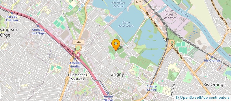 localisation de l'entreprise SCI ESSACAL  GRIGNY