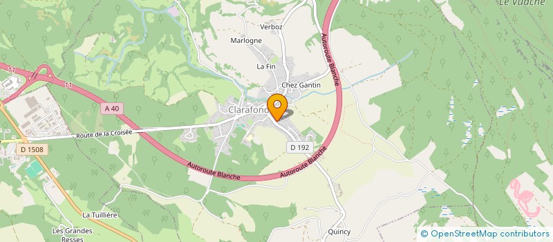 localisation de l'entreprise SCI ESSAIDI  CLARAFOND-ARCINE