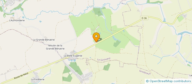 localisation de l'entreprise SCI ESSEM  LANDERONDE