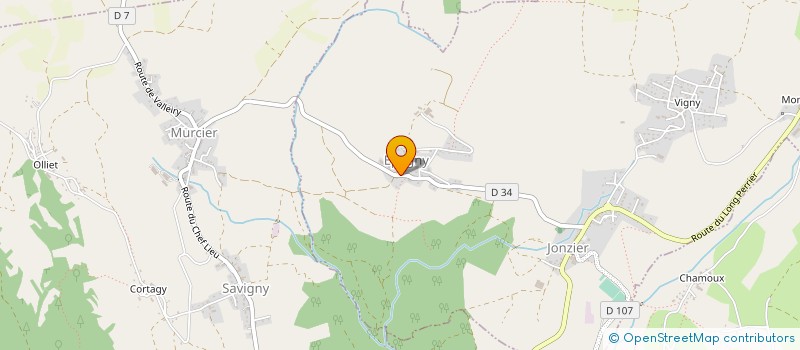 localisation de l'entreprise SCI ESSEM  JONZIER-EPAGNY