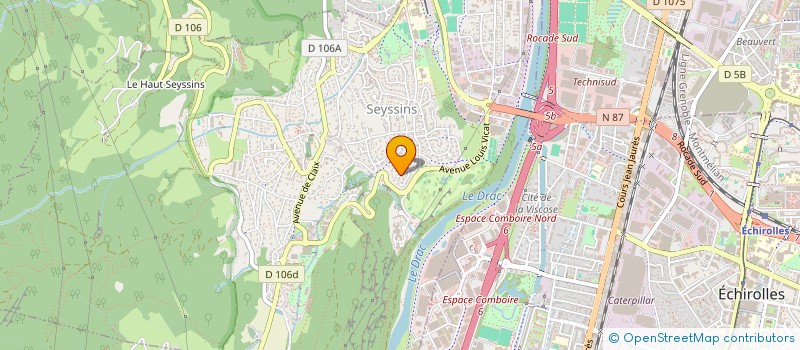 localisation de l'entreprise SCI ESSERMEANT TERRAZ à SEYSSINS