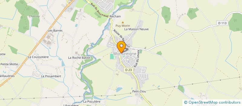 localisation de l'entreprise SCI ESSERTEL  MONSIREIGNE