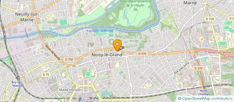 localisation de l'entreprise SCI ESSOR  NOISY-LE-GRAND