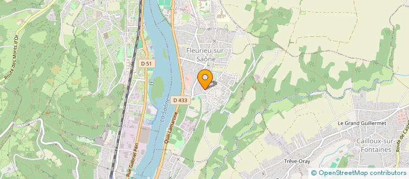 localisation de l'entreprise SCI EST  FLEURIEU-SUR-SAONE