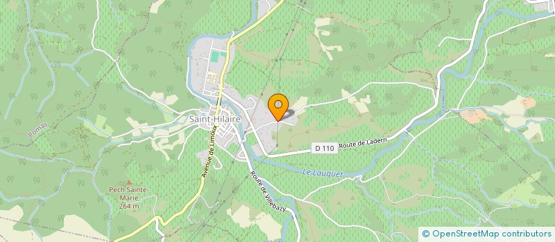 localisation de l'entreprise SCI EST CLE  SAINT-HILAIRE