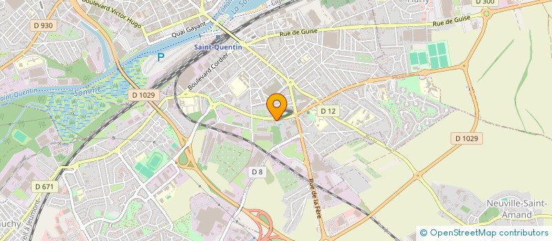 localisation de l'entreprise SCI EST COME à SAINT-QUENTIN