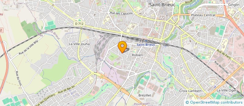 localisation de l'entreprise SCI EST-OUEST à SAINT-BRIEUC