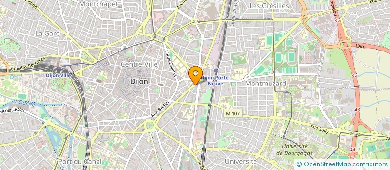 localisation de l'entreprise SCI EST OUEST à DIJON